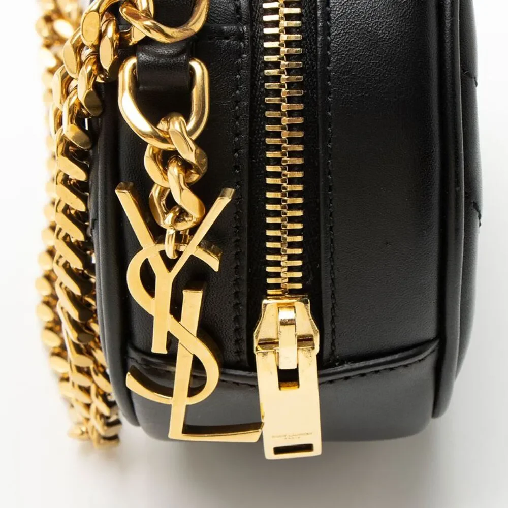 Saint Laurent Matelasse Leather Monogram Bubble Small Crossbody - Picture 9 of 10
